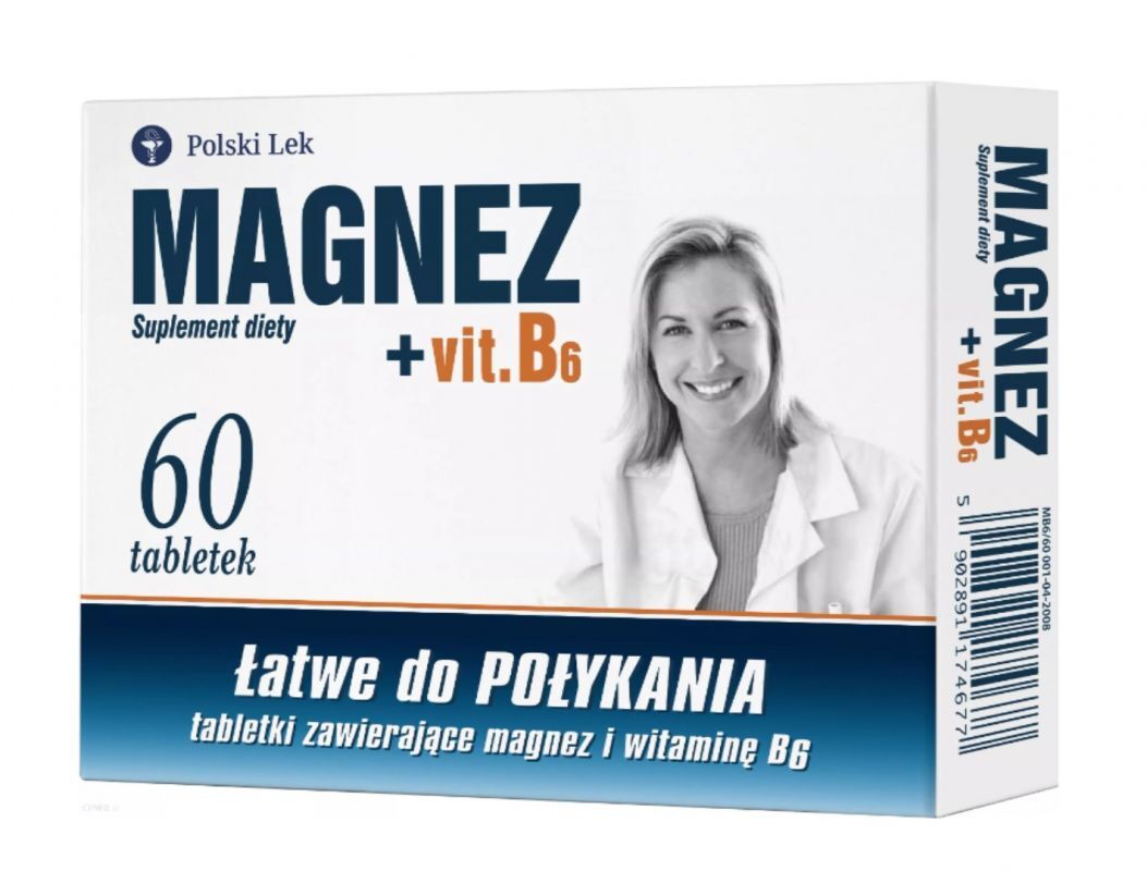 Polski Lek Magnez +Vit.B6 60 szt.