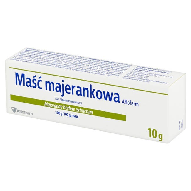 AFLOFARM FARMACJA POLSKA SP. Z O.O. AFLOFARM FARMACJA POLSKA SP Z O.O Maść Majerankowa 10g Aflofarm 4732501