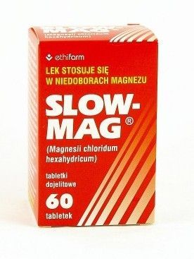 Фото - Вітаміни й мінерали SLOW-MAG 60 tabletek