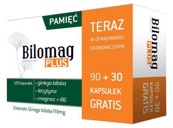 NATUR PRODUKT PHARMA BILOMAG PLUS 120 kaps.