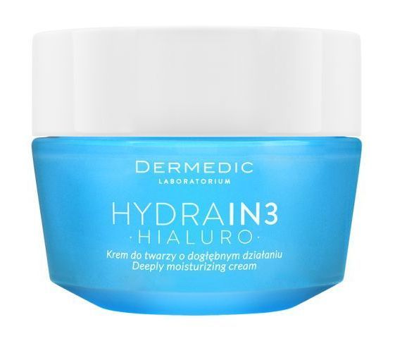 Dermedic Głęboko nawilżający krem do twarzy SPF 15 Hydrain3 Hyaluro 50 ml