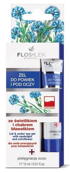 Flos-Lek żel pod oczy świetlik + chaber 15ml