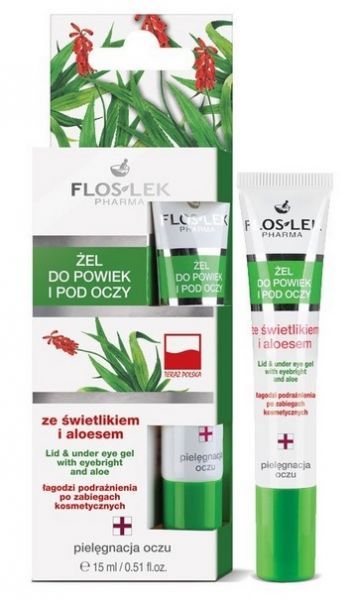 Flos-Lek żel pod oczy świetlik + aloes 15ml