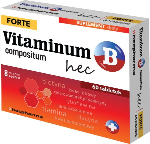 hecpharma radosław wierczewski Vitaminum B compositum Forte hec 60 tabl 3608421