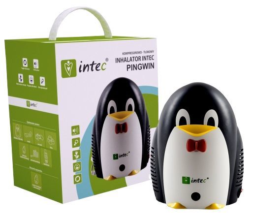 Intec Medical sp. z o.o. Intec Medical sp z o.o Inhalator Intec Pingwin CN02-WF2 do inhalacji dla dzieci 1 sztuka 9047336