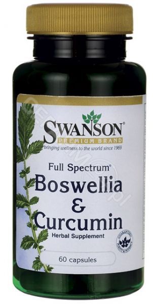 SWANSON Full Spectrum Boswellia & Curcumin 60kaps Kadzidłowiec i Kurkuma - suplement diety