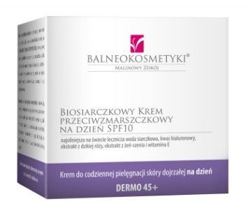 MALINOWE HOTELE SP. Z O.O. MALINOWE HOTELE SP Z O.O Balneokosmetyki Biosiarczkowy Krem przeciwzmarszczkowy do twarzy na dzień 50 ml 7057511