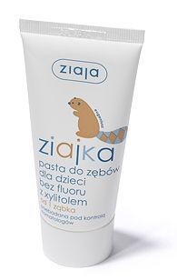 Ziaja Ziajka pasta do zębów dla dzieci bez fluoru z xylitolem 50 ml 7050235