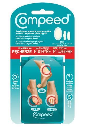 COMPEED Johnson Plastry na pęcherze mix (5 sztuk)