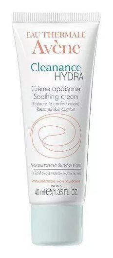 Avene Cleanance Hydra krem kojący
o działaniu nawilżającym 40ml