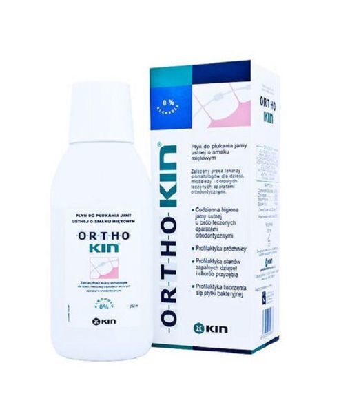 KIN OrthoKIN płyn do płukania jamy ustnej o smaku miętowym 500 ml 7061433