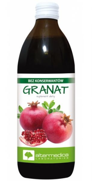 ALTER MEDICA Granat sok z granatu 500 ml Alter Medica