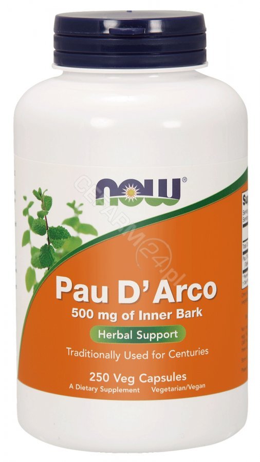 Now Foods foods PAU D'ARCO Lapacho 500 mg (250 kaps) Foods no-084