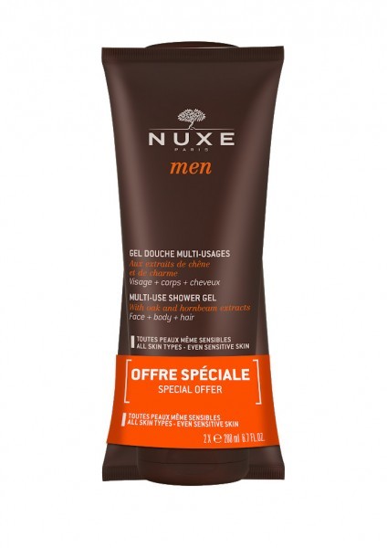 Nuxe LABORATOIRE PARIS Men wielofunkcyjny żel pod prysznic 2 x 200 ml 7069522