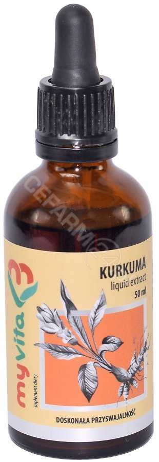 MyVita Kurkuma - ekstrakt w kroplach 50ml 21PRNKUREK