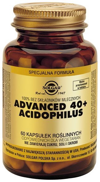 SOLGAR Solgar Advanced 40+ Acidophilus x 60 kaps