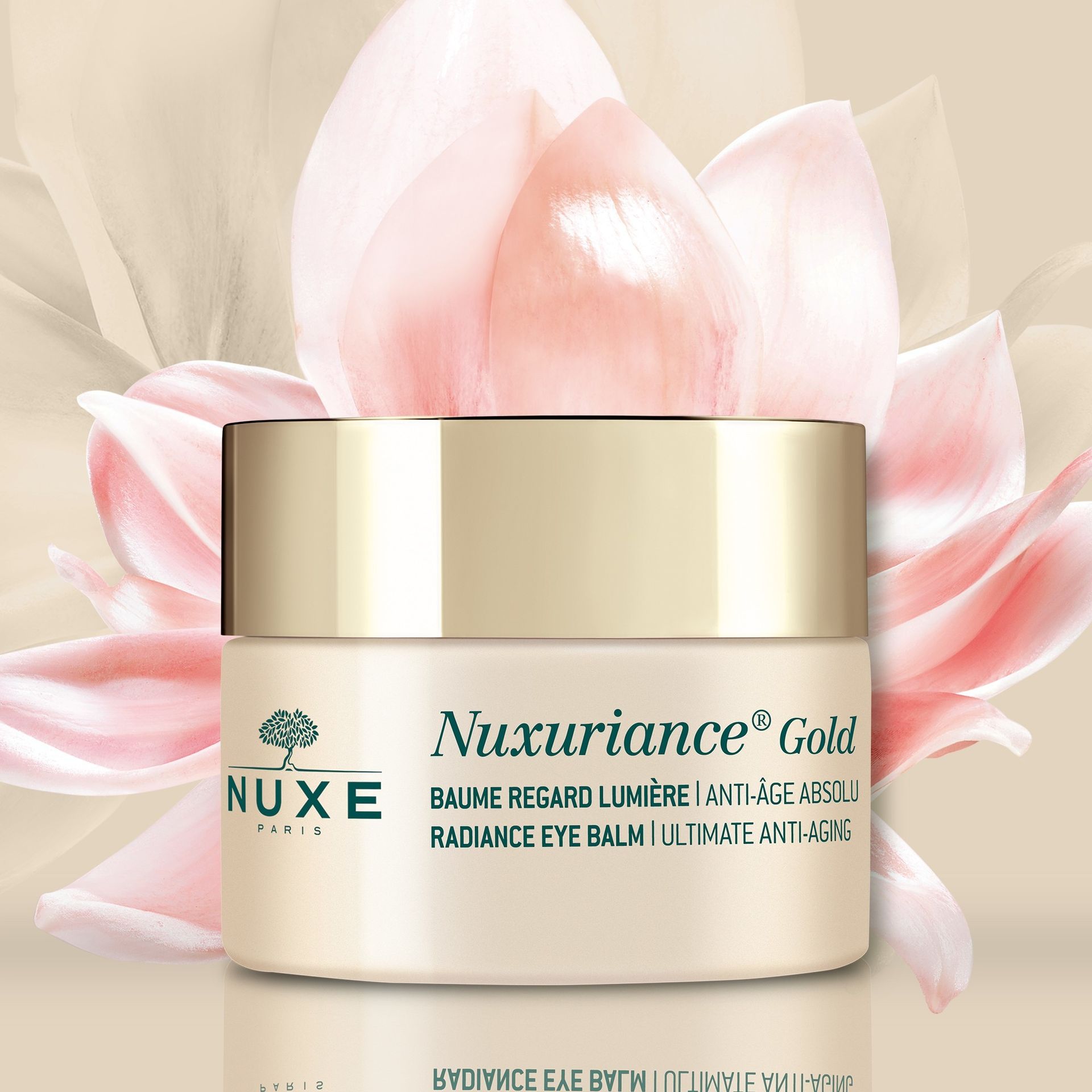 Nuxe Nuxuriance Gold rozświetlający balsam pod oczy 15 ml