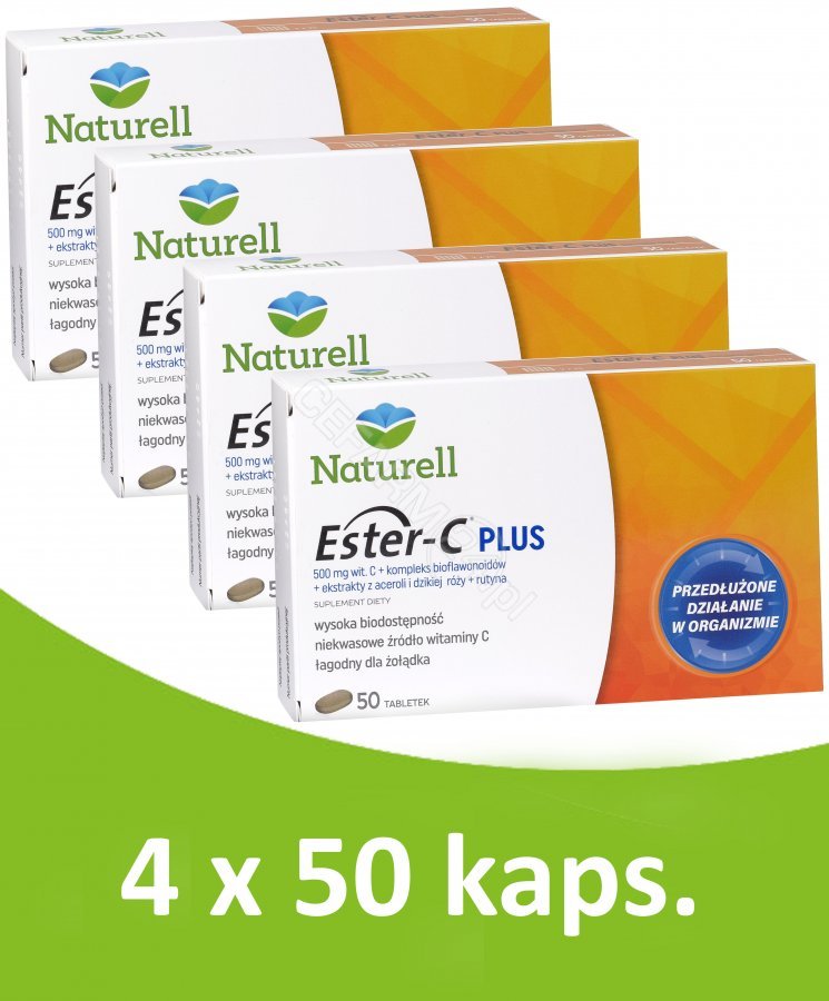 Zestaw Naturell Ester PLUS Witamina C, 3x50tabl.