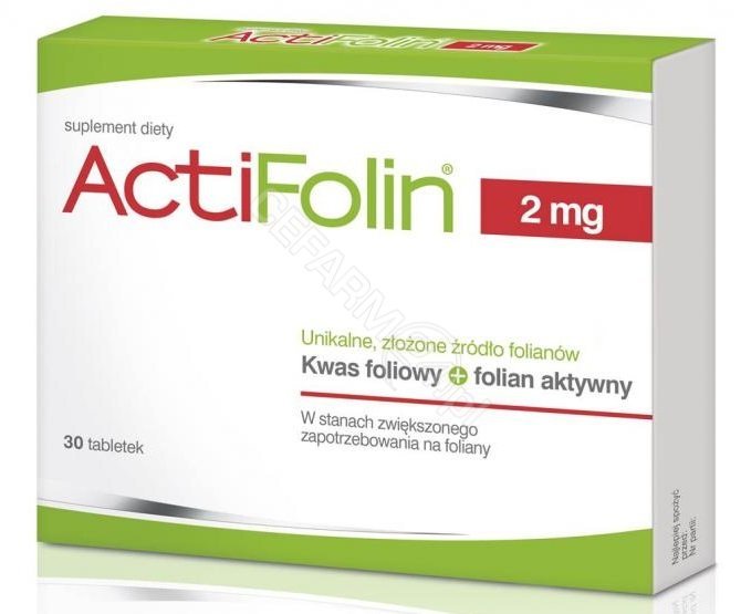 Polski Lek ActiFolin 2 mg, 30 tabletek, 3550861