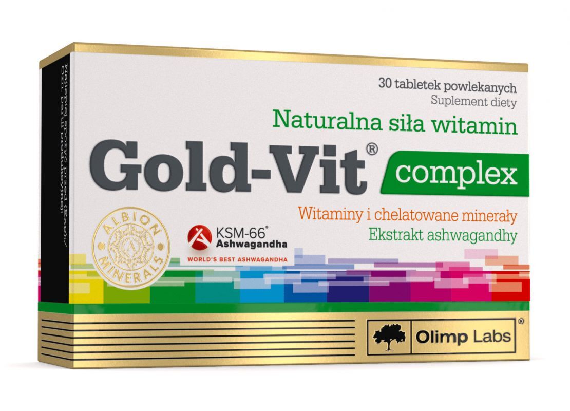 Фото - Вітаміни й мінерали Olimp Gold-VIT COMPLEX 30 tabletek 