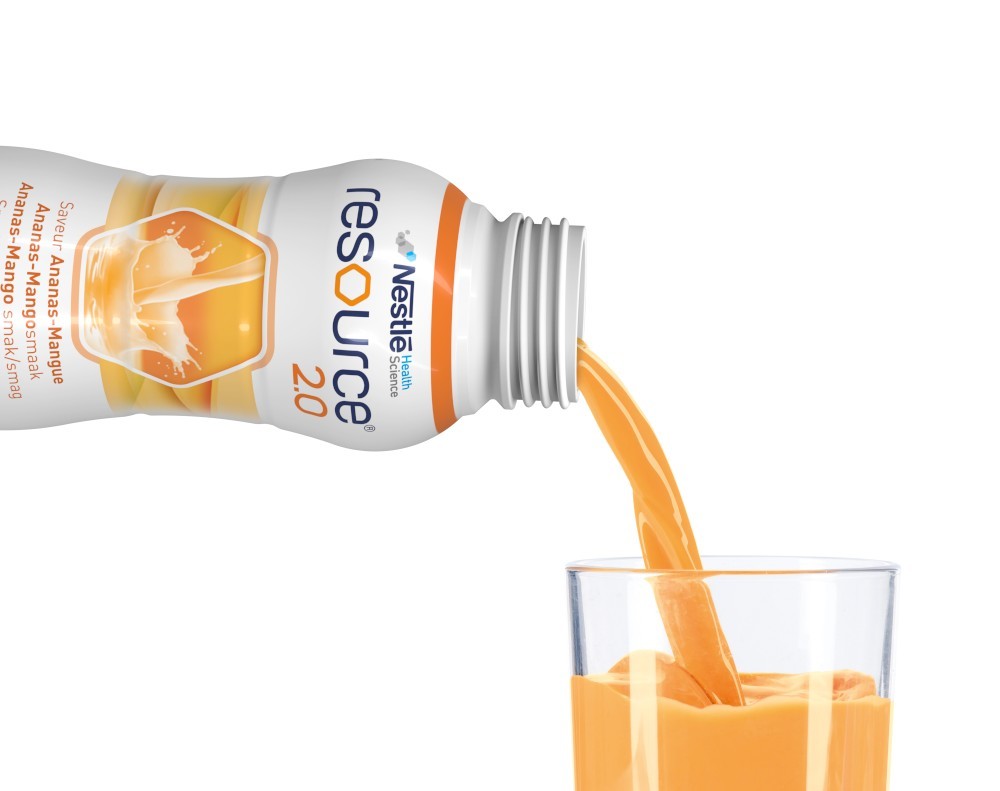 NESTLE Resource 2.0 4x200 ml smak ananas - mango