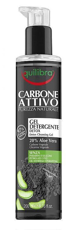 EQUILIBRA ŻEL DO MYCIA TWARZY Z WĘGLEM AKTYWNYM