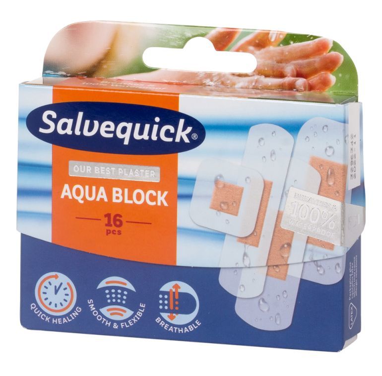 Cederroth Plastry Salvequick Aqua Block x 16 szt