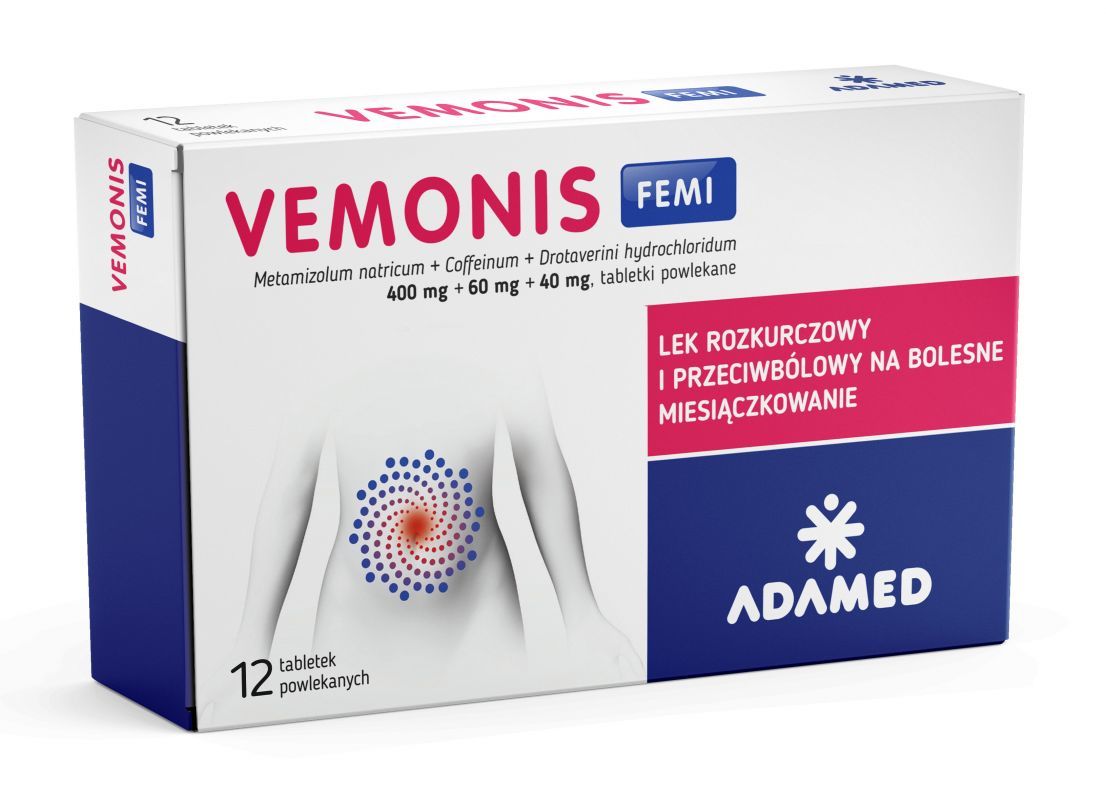 ADAMED Vemonis Femi x 12 tabl |  OD 199 PLN!