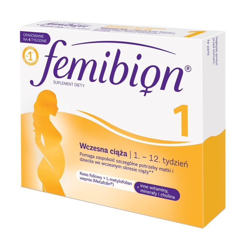 Merck SP.Z O.O Femibion 1 Wczesna ciąża 28 tabletek