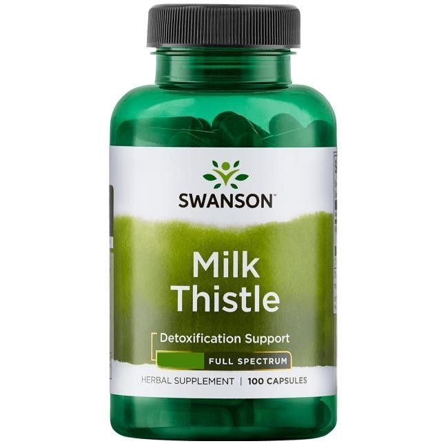 SWANSON Ostropest Plamisty (Full Spectrum Milk Thistle) 500 mg 100 kapsułek