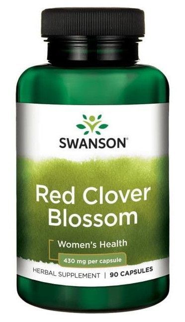 SWANSON Swanson - Czerwona koniczyna (Red Clover Blossom) - 430 mg - 90 kaps