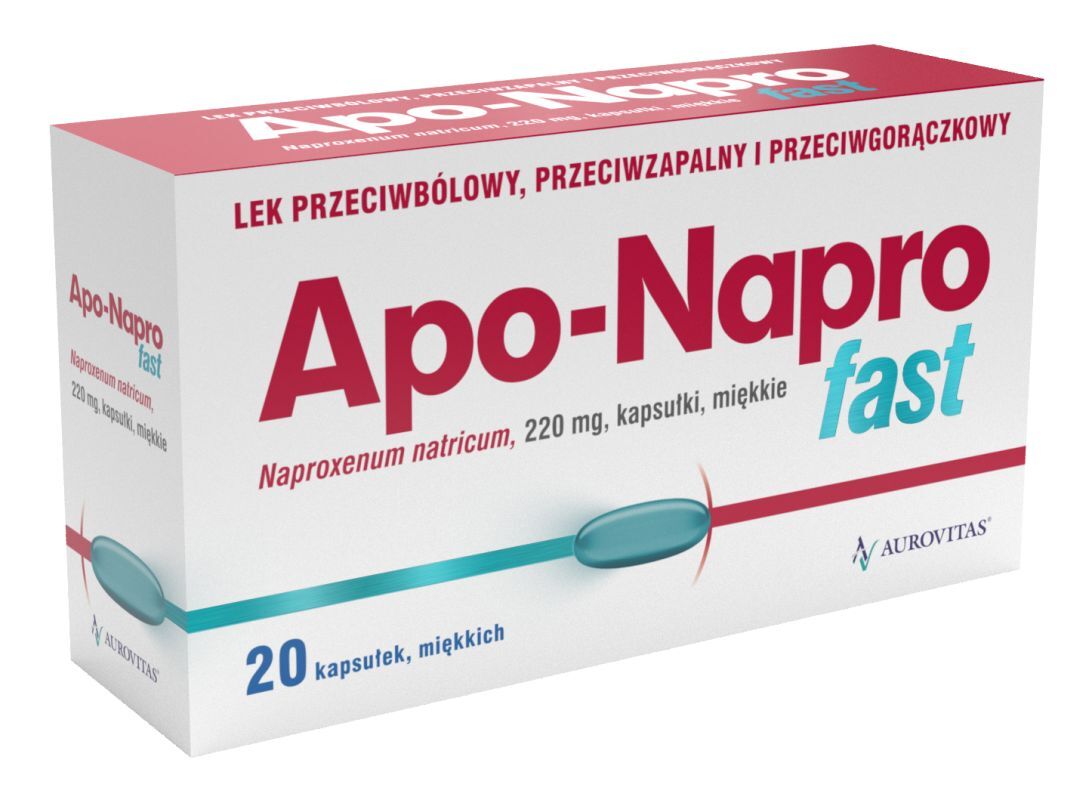 APOTEX Apo-Napro Fast 20 kapsułek  3398862