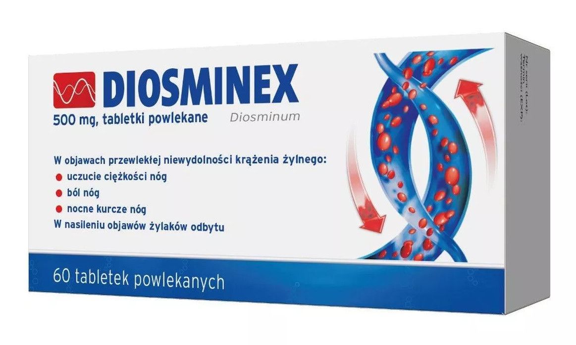PHARMA SWISS Diosminex 500 mg x 60 tabl | DARMOWA DOSTAWA OD 199 PLN!