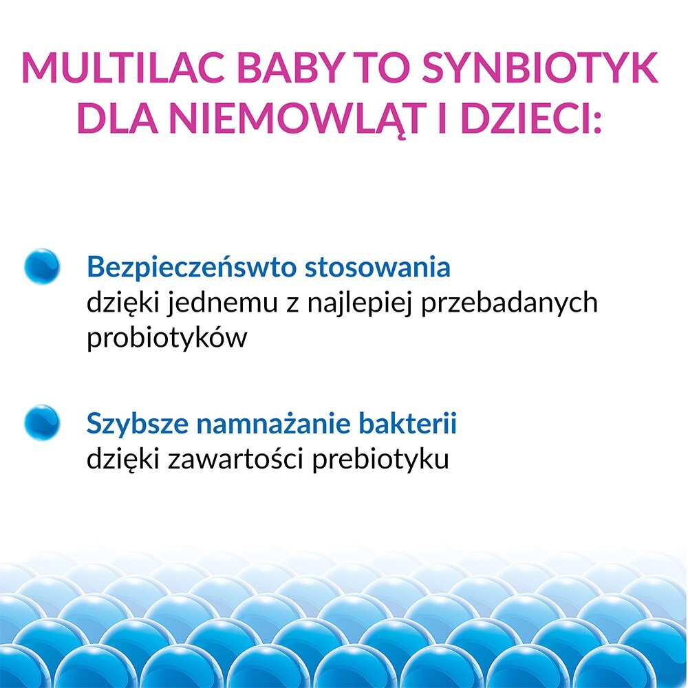 USP Zdrowie Multilac Baby synbiotyk krople 2 x 5 ml