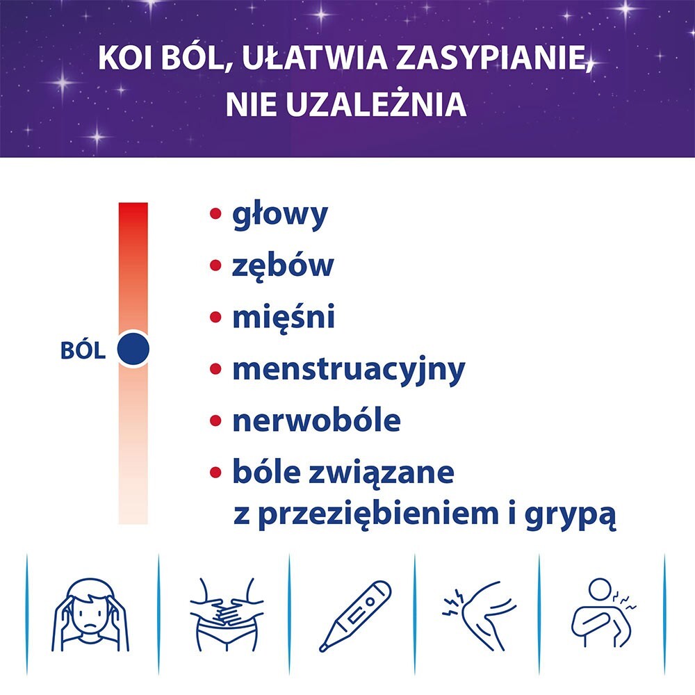 Lek USP ZDROWIE SP Z O.O APAP Noc przeciwbólowy 12 tabletek