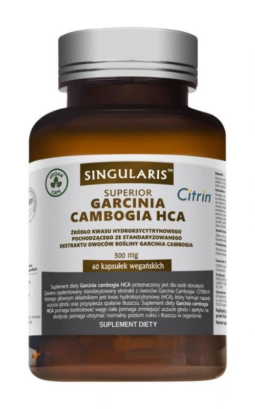 ACTIVEPHARM LABS SP. Z O.O. SP.K. ACTIVEPHARM LABS SP Z O.O SP.K Singularis Superior Garcinia Cambogia HCA 500 mg 60 kapsułek