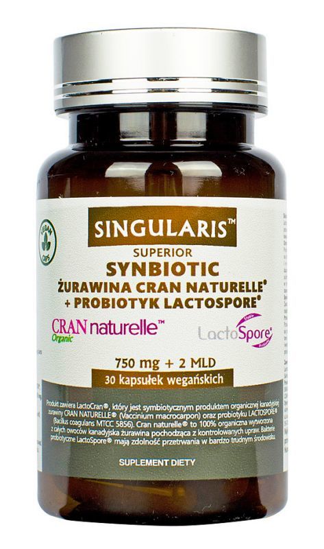ACTIVEPHARM LABS SP. Z O.O. SP.K. ACTIVEPHARM LABS SP Z O.O SP.K Singularis Superior Synbiotic Żurawina + Probiotyk Lactospore 30 kapsułek
