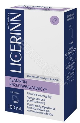 SILESIAN PHARMA SP ZOO Rodzina Zdrowia Licerinn szampon przeciwwszawiczy 100 ml |  OD 199 PLN!
