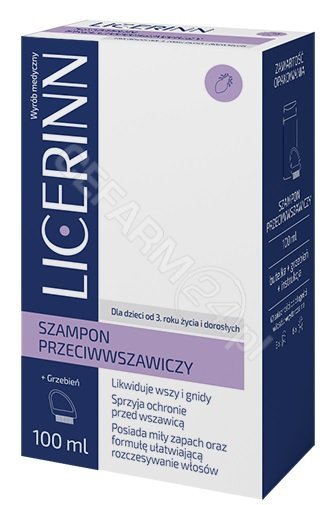 SILESIAN PHARMA SP ZOO Rodzina Zdrowia Licerinn szampon przeciwwszawiczy 100 ml | DARMOWA DOSTAWA OD 199 PLN!