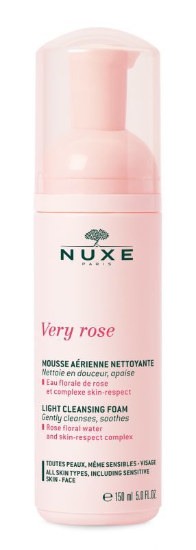 Nuxe Very Rose delikatna pianka oczyszczająca do wszystkich rodzajów skóry 150 ml