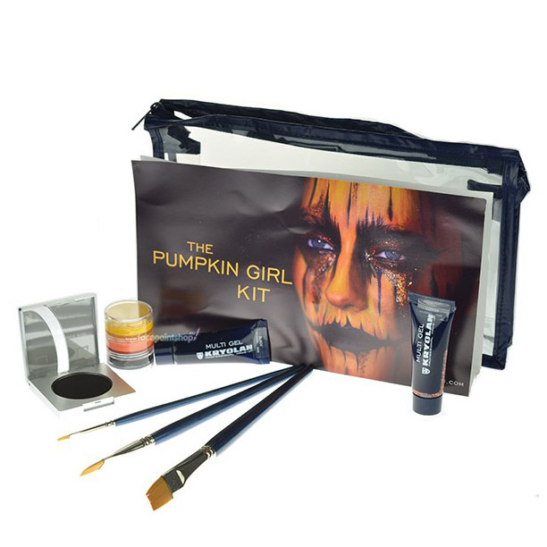 Kryolan Pumpkin Girl Halloween Set, zestaw do charakteryzacji