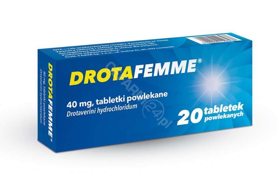 Sun-Farm Sp z o o Drotafemme 40mg 20 tabl.powl 3223841