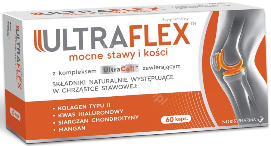 NORIS PHARMA Ultraflex x 60 kaps + przyłbica ochronna na twarz GRATIS!