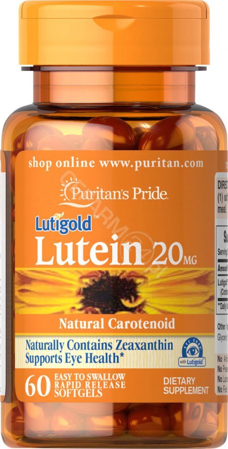 Puritans Pride Luteina 20 mg x 60 kaps