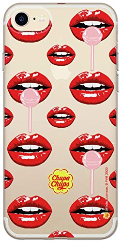 Oryginalne etui Chupa Chupa Chups TPU do iPhone 7, iPhone 8, iPhone SE2, etui z płynnego silikonu, elastyczne i smukłe, ochronne na ekran, odporne na wstrząsy i zarysowania etui na telefon
