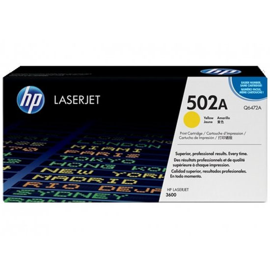 Toner HP Q6472A nr 502A yellow (żółty)