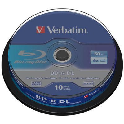 Verbatim BD-R DL 50GB 6x Szpula 10 43746