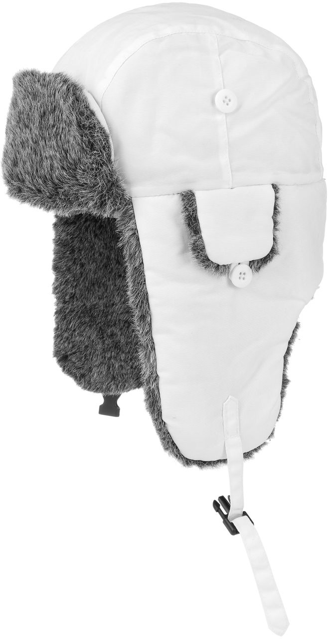 Czapka Pilotka Eco Polar Lapeer, biały, M (56-57 cm)