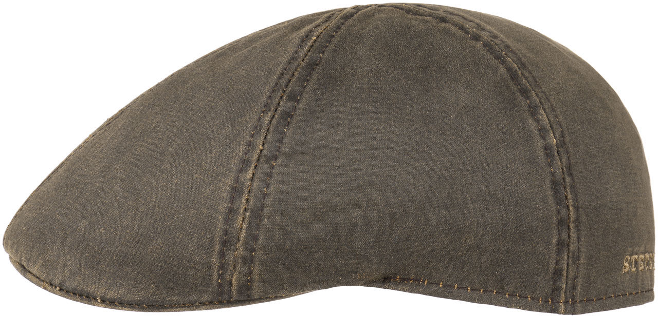 Płaski Kaszkiet Level by Stetson, brązowy, M (56-57 cm)