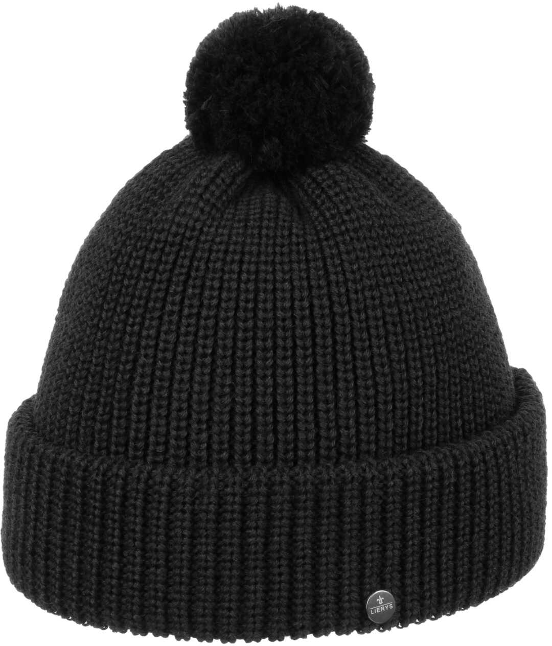 Czapka z Pomponem Navigat by Lierys, czarny, One Size